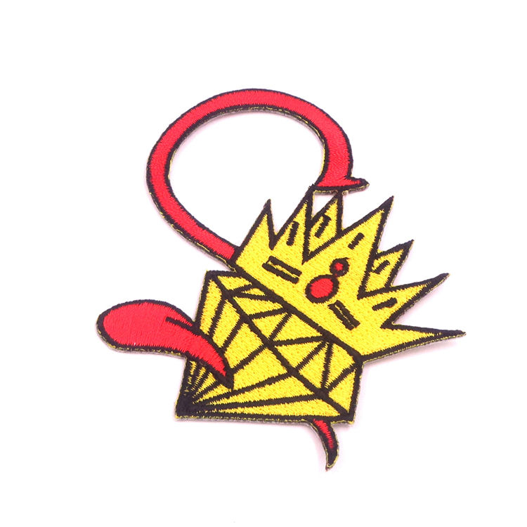 Personalizzato etichetta privata serpente fiore logo personalizzato ferro su toppe Big Boys per abbigliamento