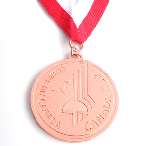 Le medaglie di placcatura in oro di progettazione di logo su misura metallo promozionale medaglia di progettazione su misura bronzo di placcatura della pressofusione
