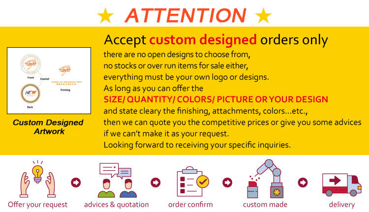 Spille per spille per spille di design personalizzate di fabbricazione OEM