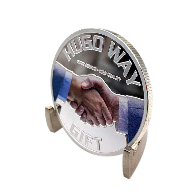 Nessun minimo gratuito Design 3D in lega di zinco Oro Argento Ottone Moneta metallica Specchio su misura Monete tedesche