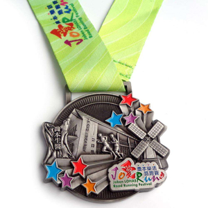 Medaglie di metallo personalizzate per la laurea in Russia Medaglie per sci da spinning Medaglia personalizzata per la maratona