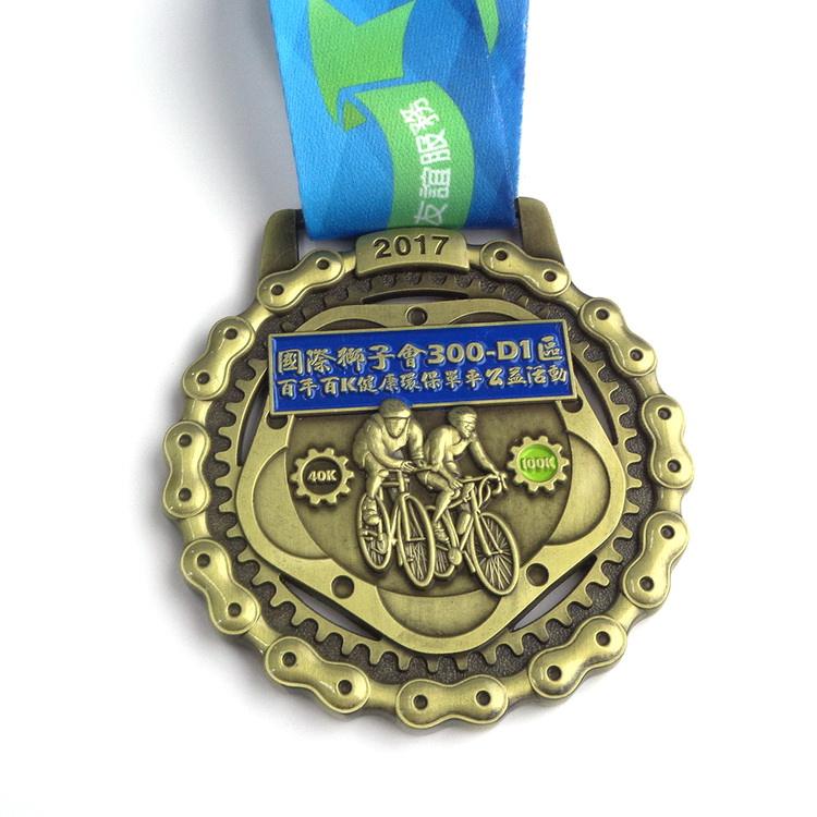 Medaglie del premio Medaglia spaziale della collana dell'ancora di alluminio per la medaglia del passero di Aniversarry Angeles