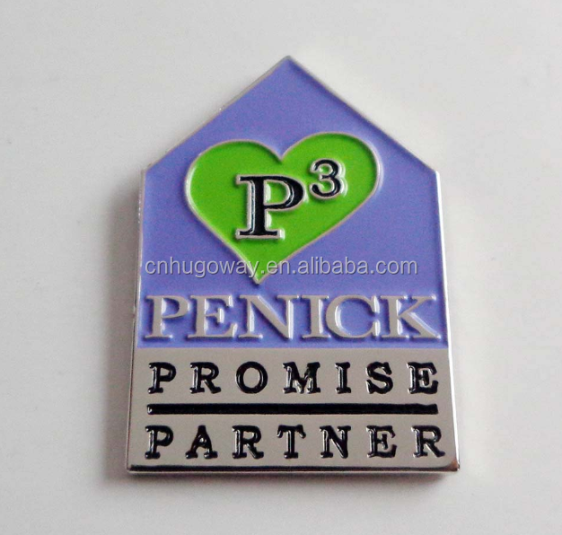 Nessun minimo Design gratuito Logo personalizzato Spilla per spilla coreana con risvolto morbido e duro in metallo