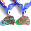 Metal Christmas Volleyball Running Marathon Sports Medals Medaglia personalizzata con nastro