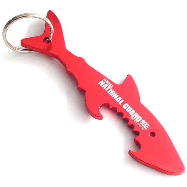 Apribottiglie in acciaio inossidabile con portachiavi a forma di animale con logo personalizzato