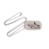 A buon mercato in alluminio acciaio inossidabile metallo personalizzato in metallo bianco dog tag in bianco a forma di osso personalizzato dog tag dog name tag