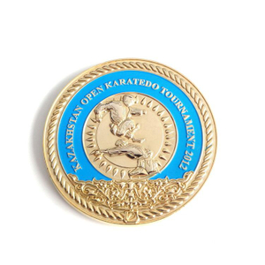Monete in materiale decorativo in ottone con aquila d'oro di alta qualità Space Force Logo Silver Challenge Coin