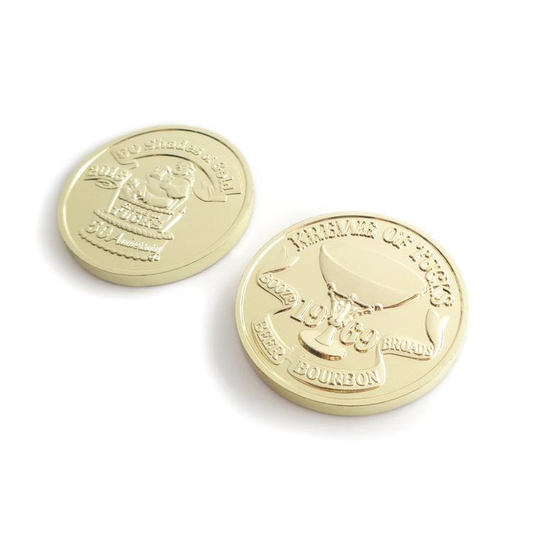Monete di souvenir di vendita calde all'ingrosso della fabbrica Moneta d'oro personalizzata di alta qualità