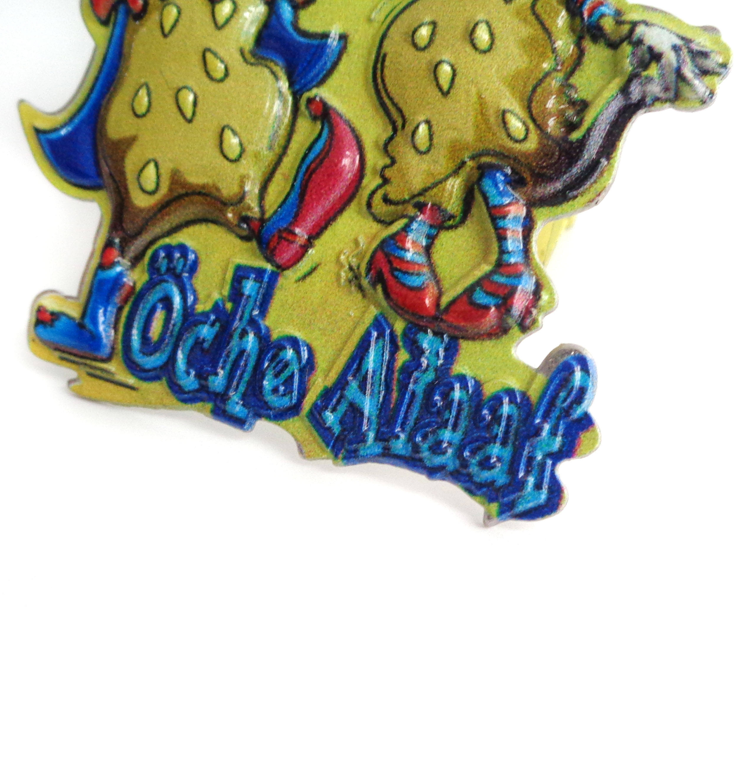 Distintivo per spilla da colletto in metallo 3D con personaggio dei cartoni animati Joker