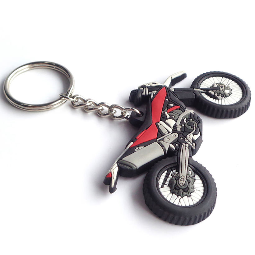 Catena chiave del portachiavi del portachiavi di motocross alla moda su ordinazione dell'Oem di vendita