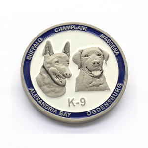 Monete commemorative per cani divertenti placcate in argento dorato personalizzate Monete commemorative per cani