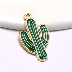 Portachiavi Cactus con catena chiave per piante in metallo con logo personalizzato all'ingrosso
