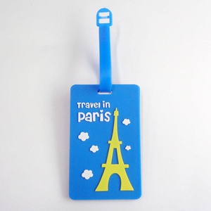 Etichetta per bagaglio da viaggio personalizzata Targhetta per bagaglio in stile parigino con il tuo logo