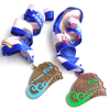 Metal Christmas Volleyball Running Marathon Sports Medals Medaglia personalizzata con nastro