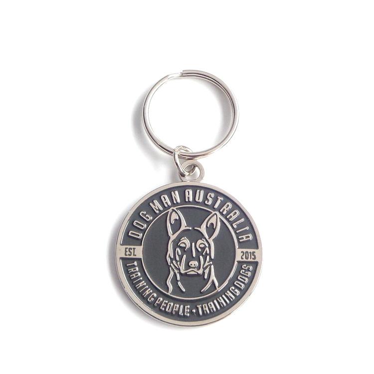 Portachiavi personalizzato con targhetta per cani a sublimazione in metallo con targhetta per cani personalizzata