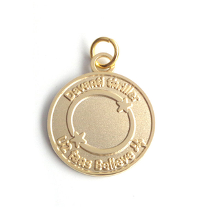 Etichette in metallo di forma rotonda con logo personalizzato Etichetta con incisione personalizzata