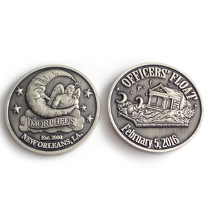 Moneta fortunata del penny del collezionista di monete su ordinazione all'ingrosso con l'imballaggio della moneta