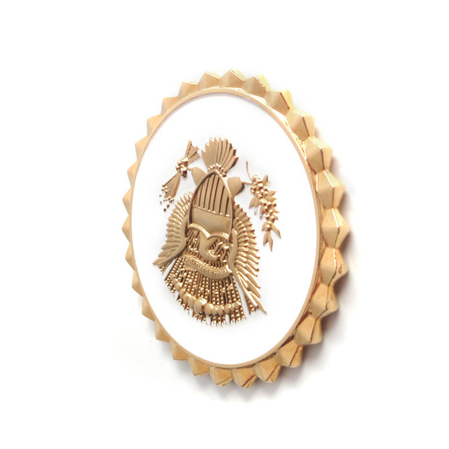 Cina Fornitore di panda in metallo economico personalizzato Monete d'oro in ottone