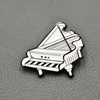 Nessuna produzione minima di pin Maker Spille per pianoforte per violino con risvolto in metallo duro personalizzato personalizzate in metallo