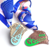 Metal Christmas Volleyball Running Marathon Sports Medals Medaglia personalizzata con nastro