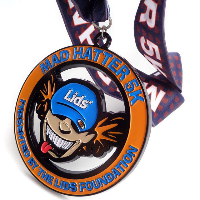 Cina Trofei e medaglie Medaglie sportive Medaglia in metallo personalizzata con nastro