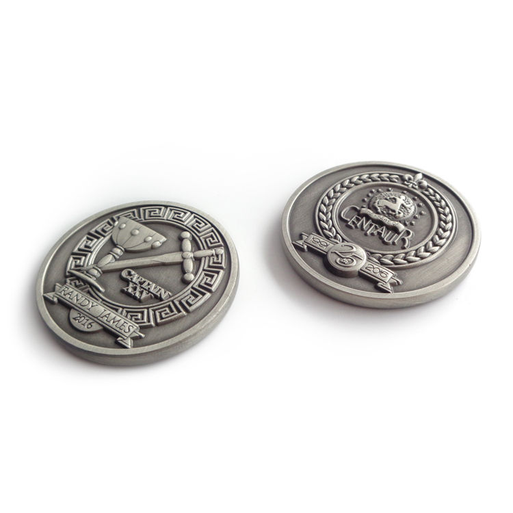 No Minimum Custom Ottone Rame Antica moneta d'argento greca d'argento