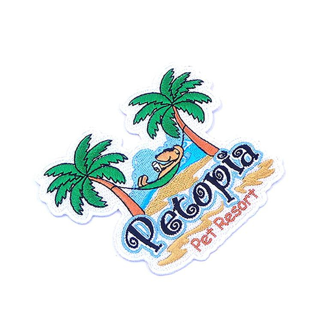 Toppa per stampa a caldo con toppa personalizzata per ricamo a prezzo economico per toppe uniformi per indumenti con confezione di borsa in diverse dimensioni