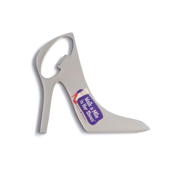 Portachiavi apribottiglie a forma di suola personalizzata in vari metalli promozionali