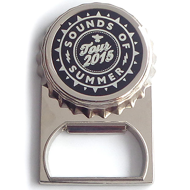 Apribottiglie a forma di portafogli in lega di zinco personalizzati di buona qualità