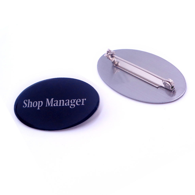 Perni smaltati rosa con colletto personalizzato di produzione OEM