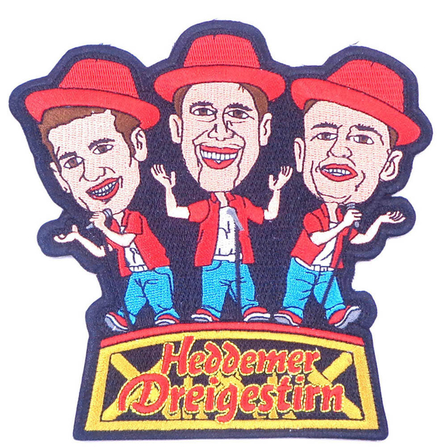 Distintivo di toppa ricamata con logo personalizzato tagliato a caldo con ferro sulla toppa