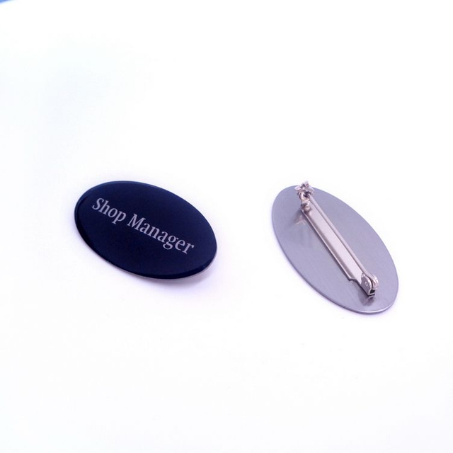 Design gratuito Pin smaltati personalizzati Maker Metal Print Hard Soft Enamel Name Tag Pin