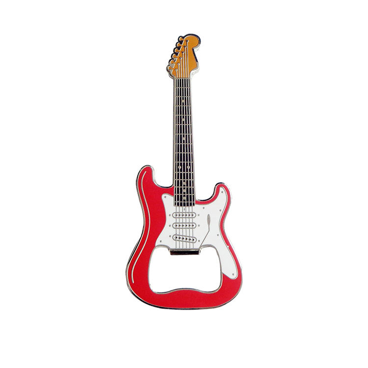 Apribottiglie metallico per chitarra ROCK AND ROLL personalizzato dal design gratuito di produzione OEM