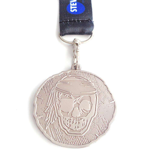 Premio personalizzato per medaglie vuote in memoria 3D con drappo a nastro