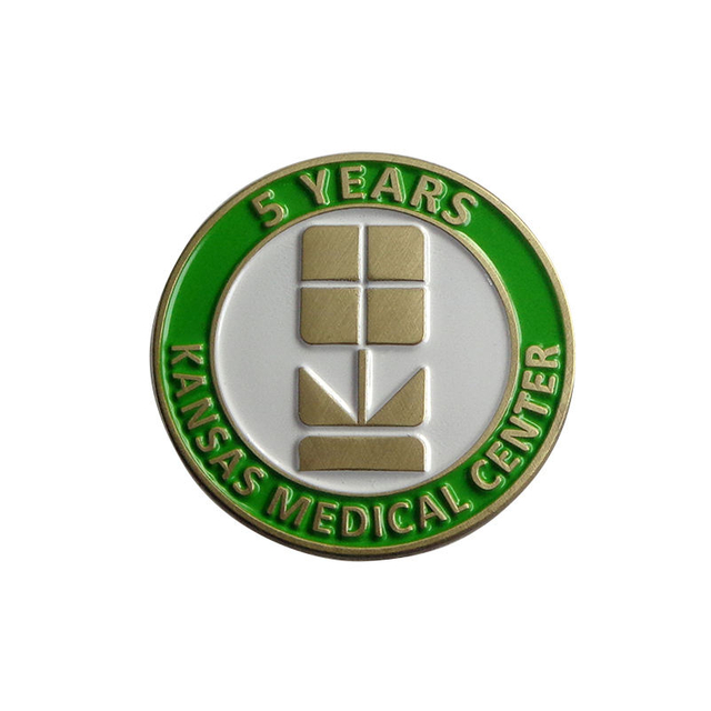 Distintivo con spilla smaltata personalizzata in oro smaltato morbido rotondo produttore artigianale in metallo Nessun minimo