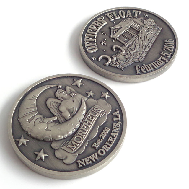 Moneta d'argento della collana della moneta d'oro del produttore di monete d'antiquariato in metallo personalizzato