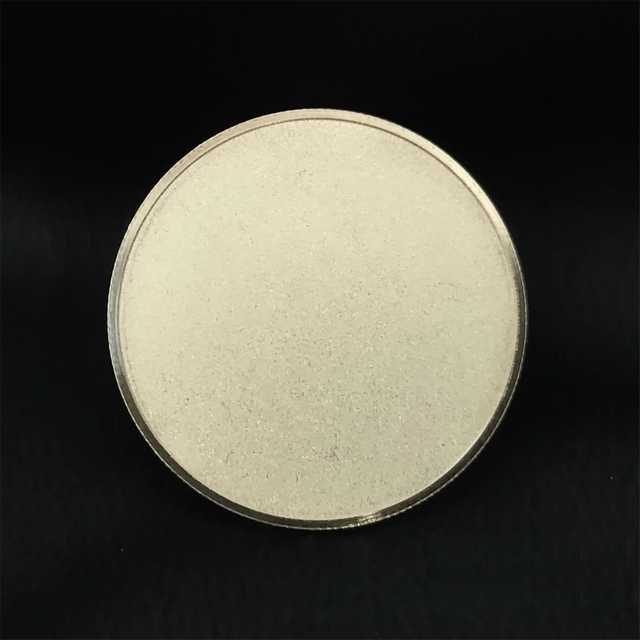 Nessun design minimo gratuito 3D in lega di zinco oro argento ottone moneta in metallo monete vuote su misura per l'incisione