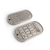 Design personalizzato in alluminio Dog Tag Custom Logo Dog Tag Metal Sublimation Dog Tag Collana