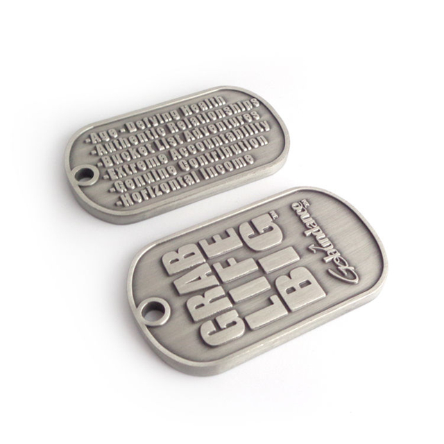 Design personalizzato in alluminio Dog Tag Custom Logo Dog Tag Metal Sublimation Dog Tag Collana