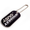 Personalizzato a buon mercato in acciaio inossidabile Dog Tag Metal Name Tag Blank Dog Tag Chain